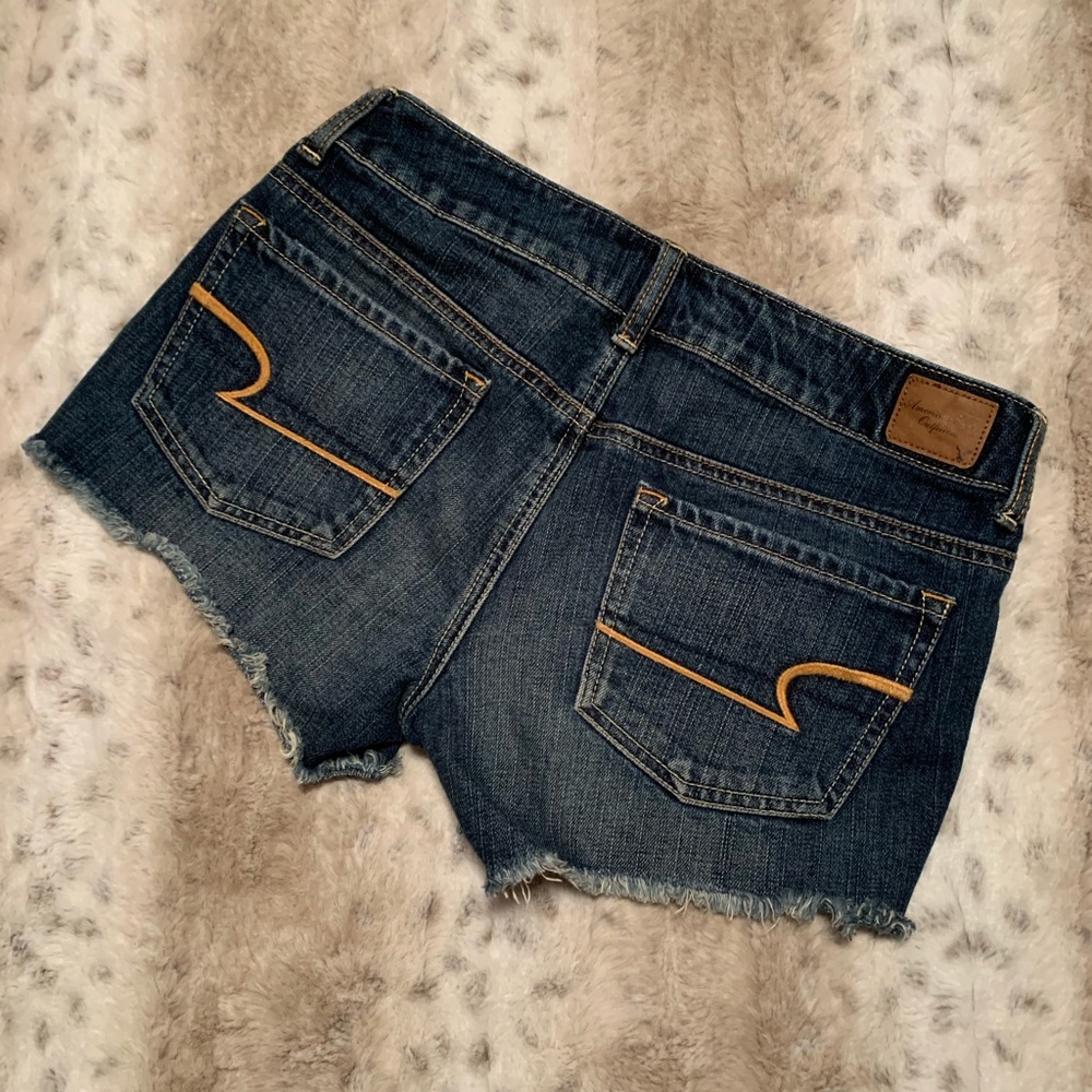 Y2K AEO Destructed Shortie Shorts - Picture 4 of 4